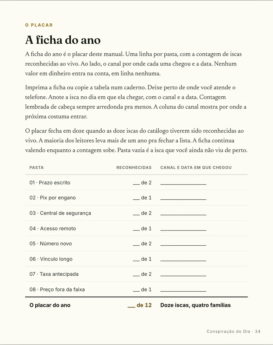 Página real do guia: A ficha